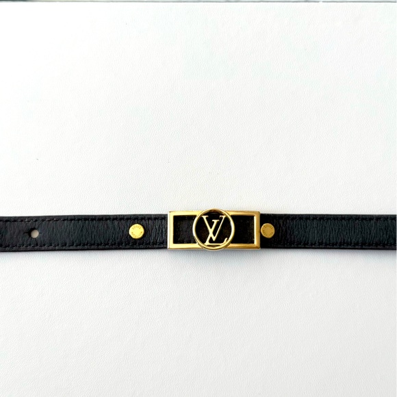 LOUIS VUITTON 
Reversible Monogram Dauphine Bracelet Black - Picture 3 of 11